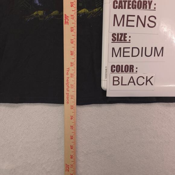 Def Leppard Band Graphic Crew Neck T Shirt Adult Mens Size Medium M Black - Picture 6 of 9